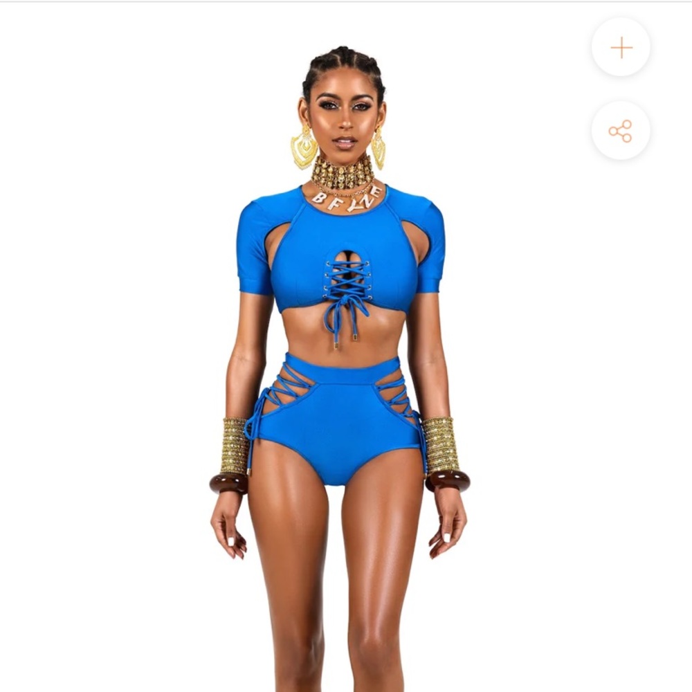 B FYNE Milan Top and Bottom Bikini Swimsuit